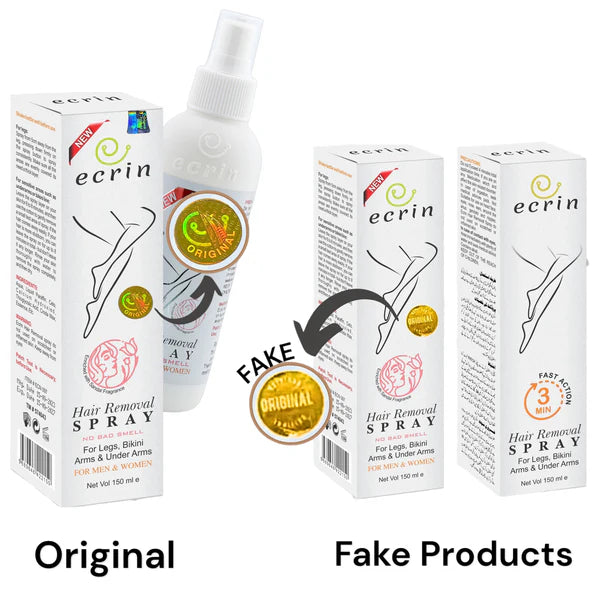 100% Original Ecrin Quick Hair Removal Spray For Men and Women